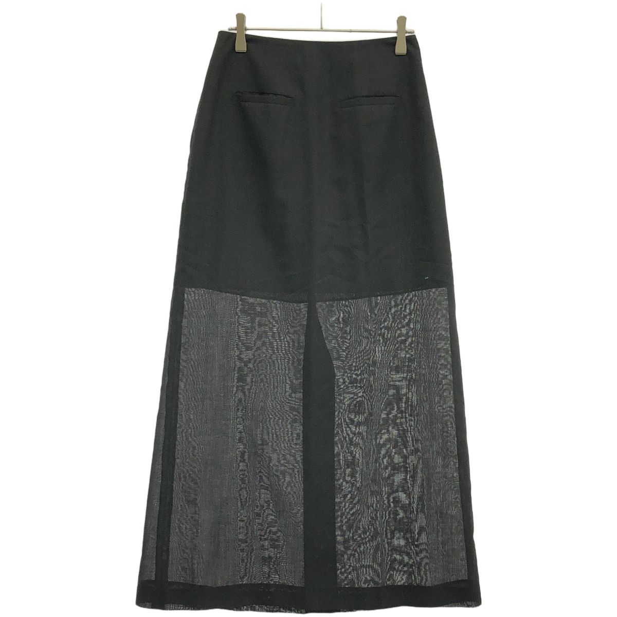 AMOMENTO アモーメント 24SS MAIN SHEER MAXU LONG SKIRT マキシ