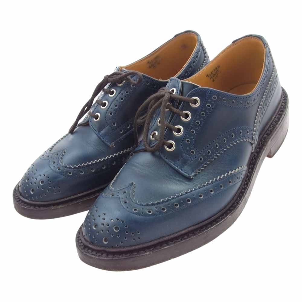 トリッカーズ TRICKER'S ロングウィングチップ ブーツ レザーシューズ