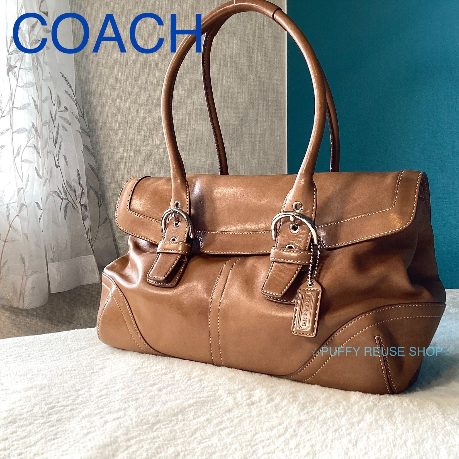 種類その他ショルダーバッグCOACH コーチ ショルダーバッグ キャメル