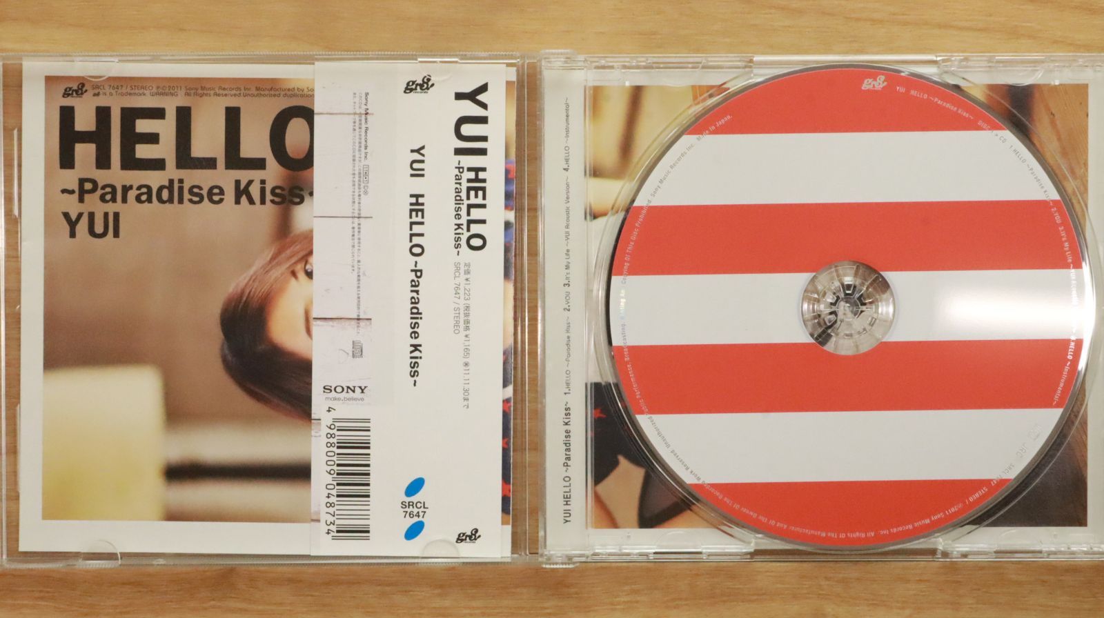国内盤CD☆ユイ/YUI□ HELLO~Paradise Kiss~ - YUI 【SRCL7647