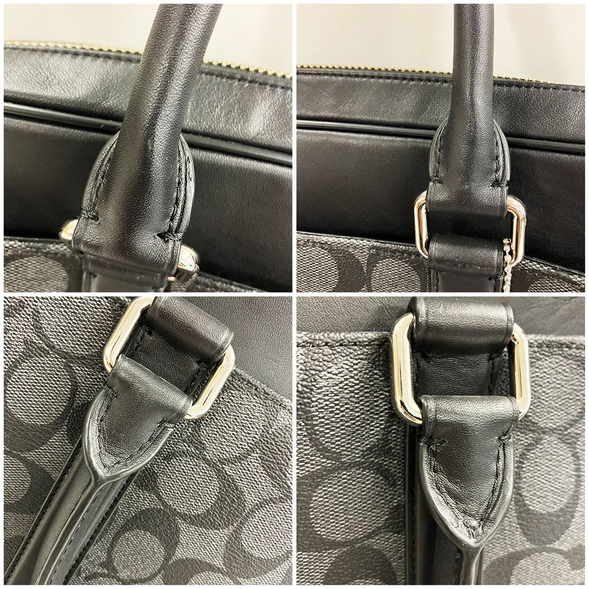 【極美品】COACH ビジネスバッグ コミューター 2way シグネチャー柄 COACH コーチ シグネチャー 2way ビジネスバッグ トートバッグ
