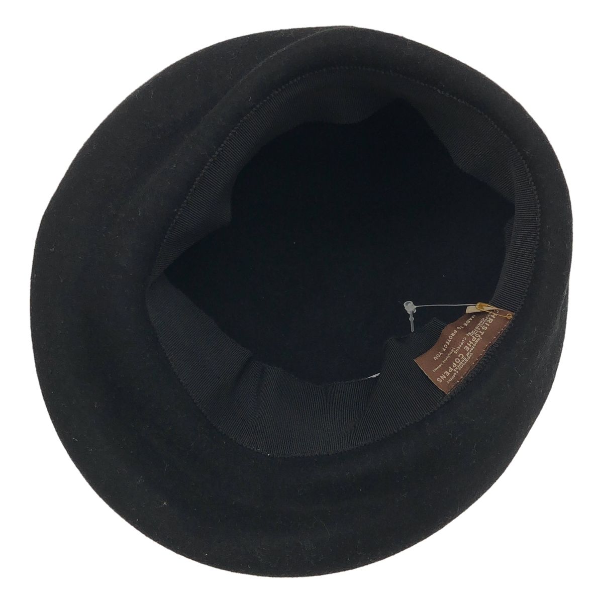 Christophe Coppens  Work クリストフ コパン CHRISTOPHE COPPENS クリストフコパン ハット ブラック - メルカリ