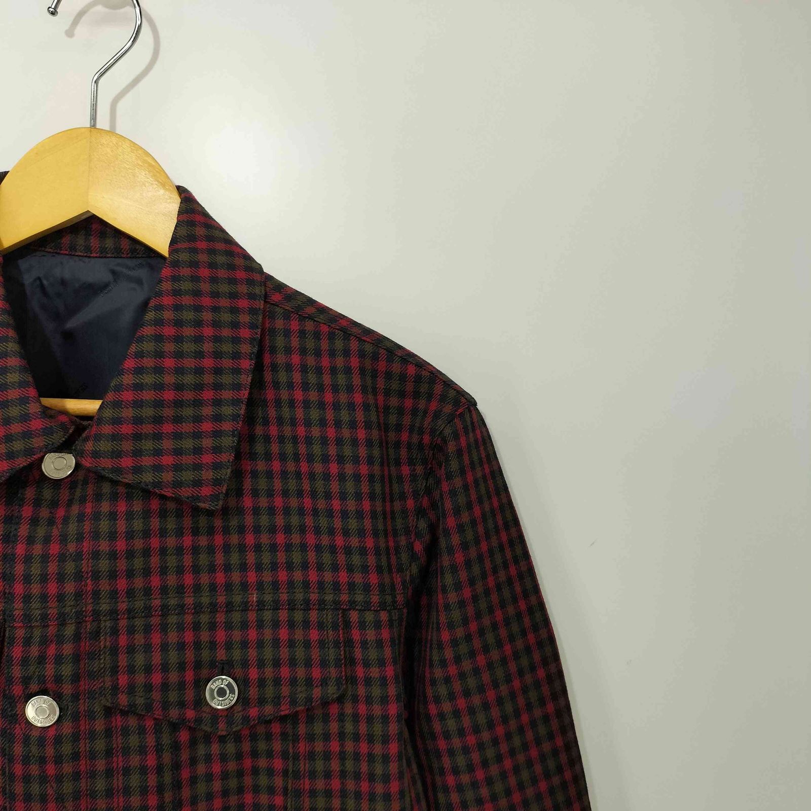 バンドオブアウトサイダーズ/千鳥格子ジャケット/サイズ0 【公式通販】