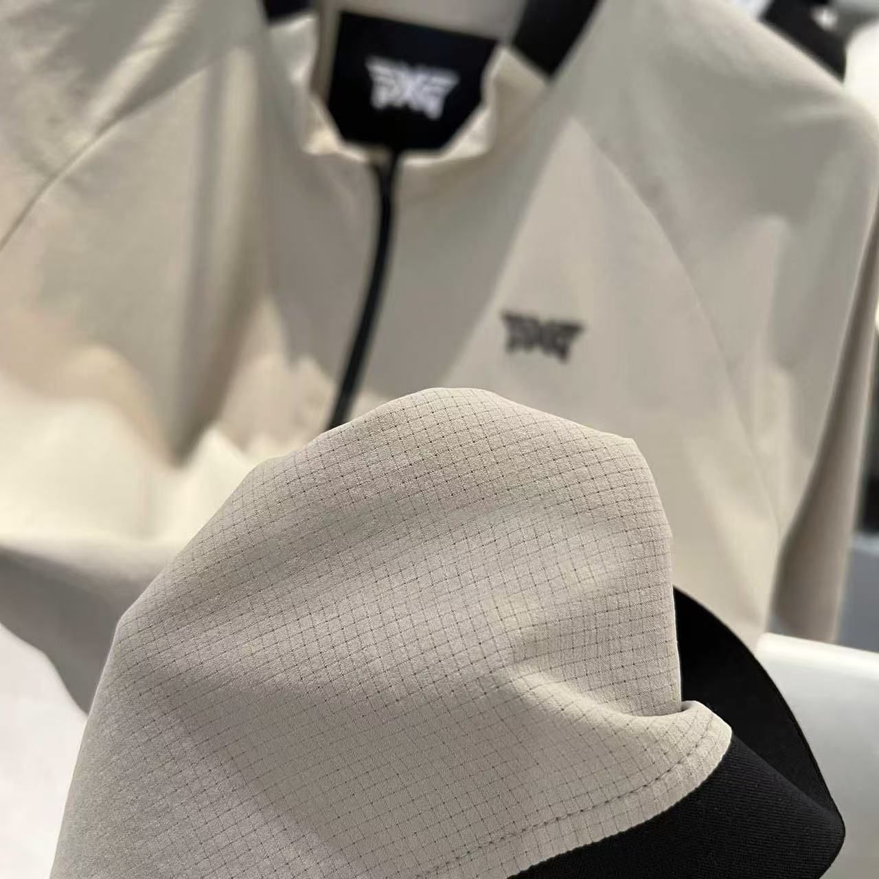 PXG ゴルフウェア メンズ 2025春夏 ジップアップ スタンドカラー