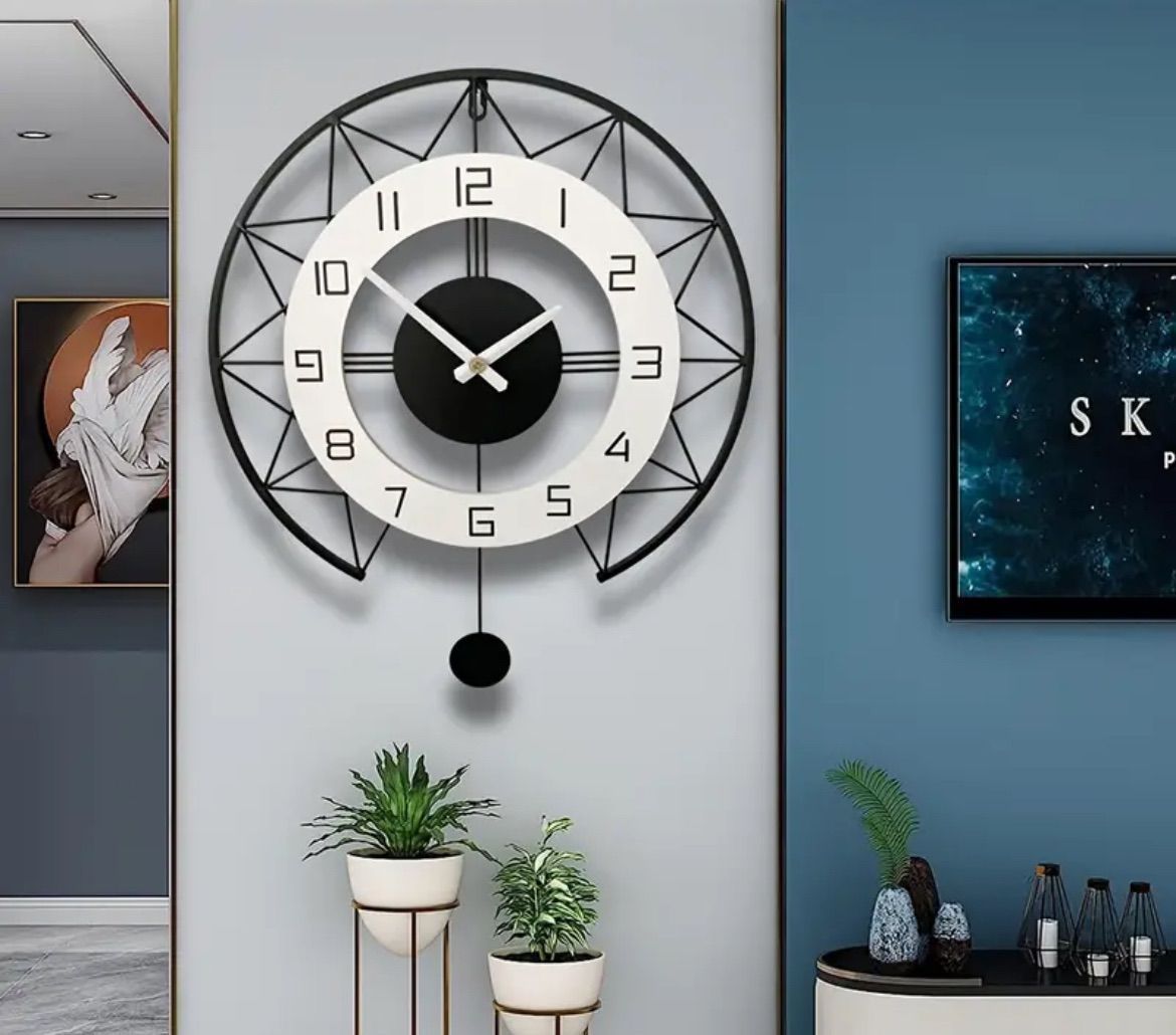 □柱時計 丸型 □リビングルーム ファッション時計 ヨーロッパ式