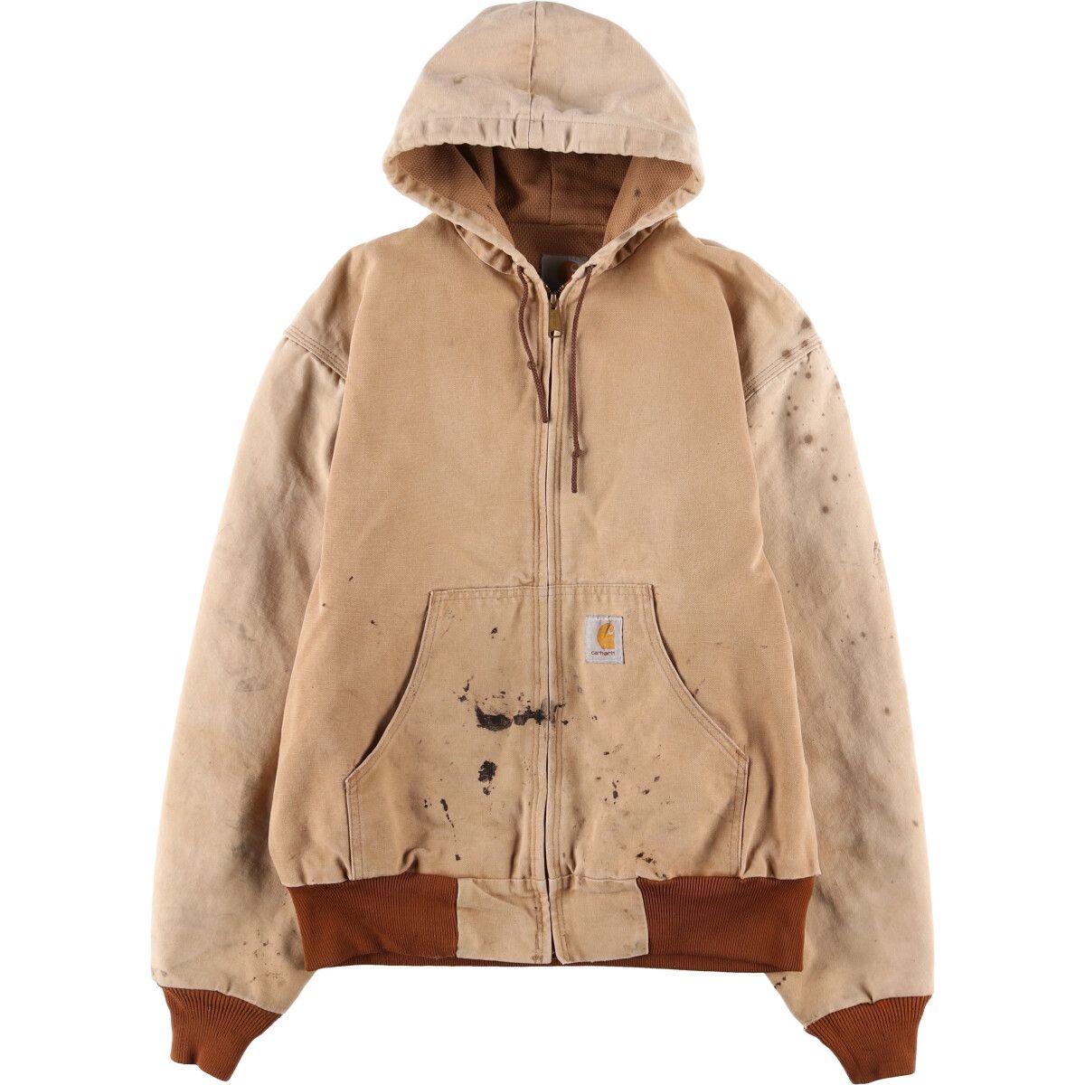 766【希少XLサイズ】カーハート☆ロゴタグジップアップアクティブ