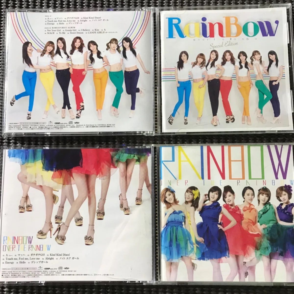 RAINBOWのアルバム『Over The Rainbow』の 通常盤とSpecial