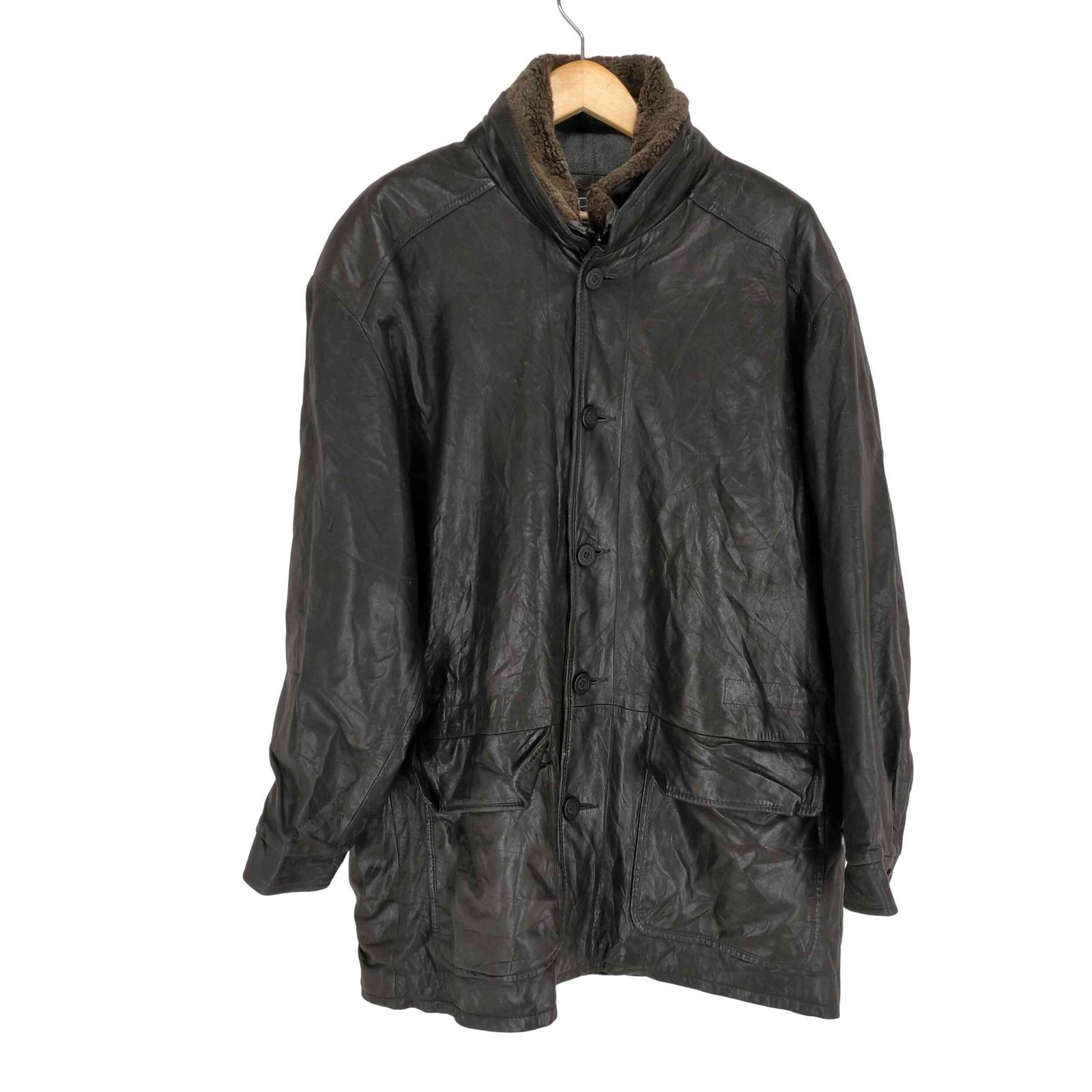 ユーズドフルギ USED古着 REMY MADE IN USA レザーコート メンズ JPN 