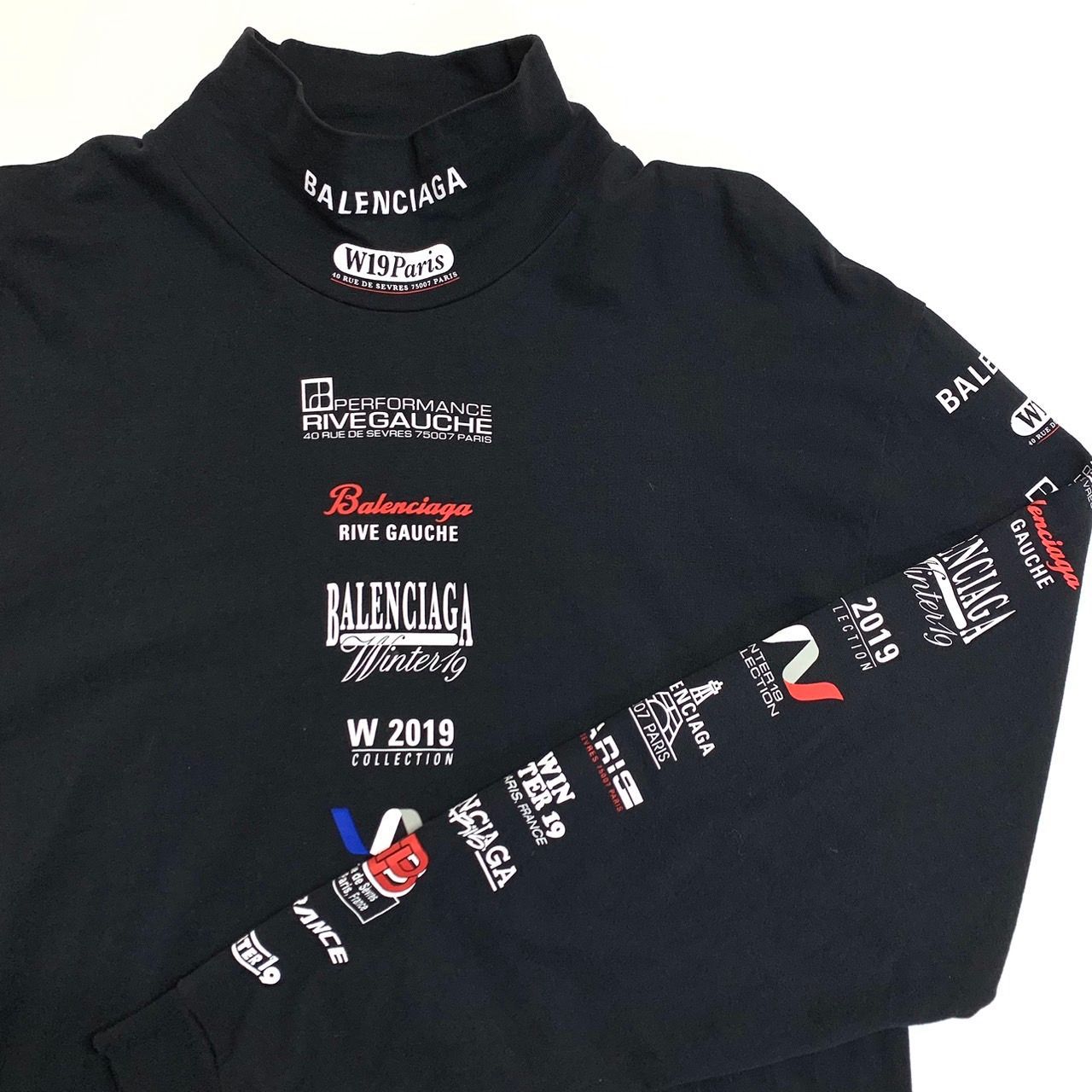 スマートスクラブス 美品【BALENCIAGA】/タートルネックTシャツ