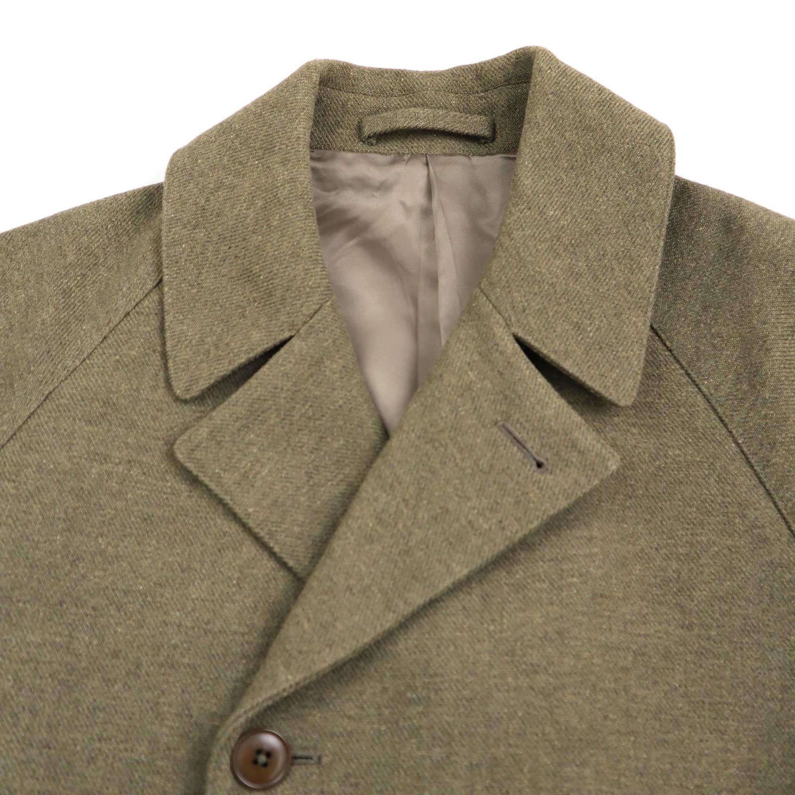 COMOLI コモリ 18AW ウールコットンバルカラーコート N03-04006 カーキ 