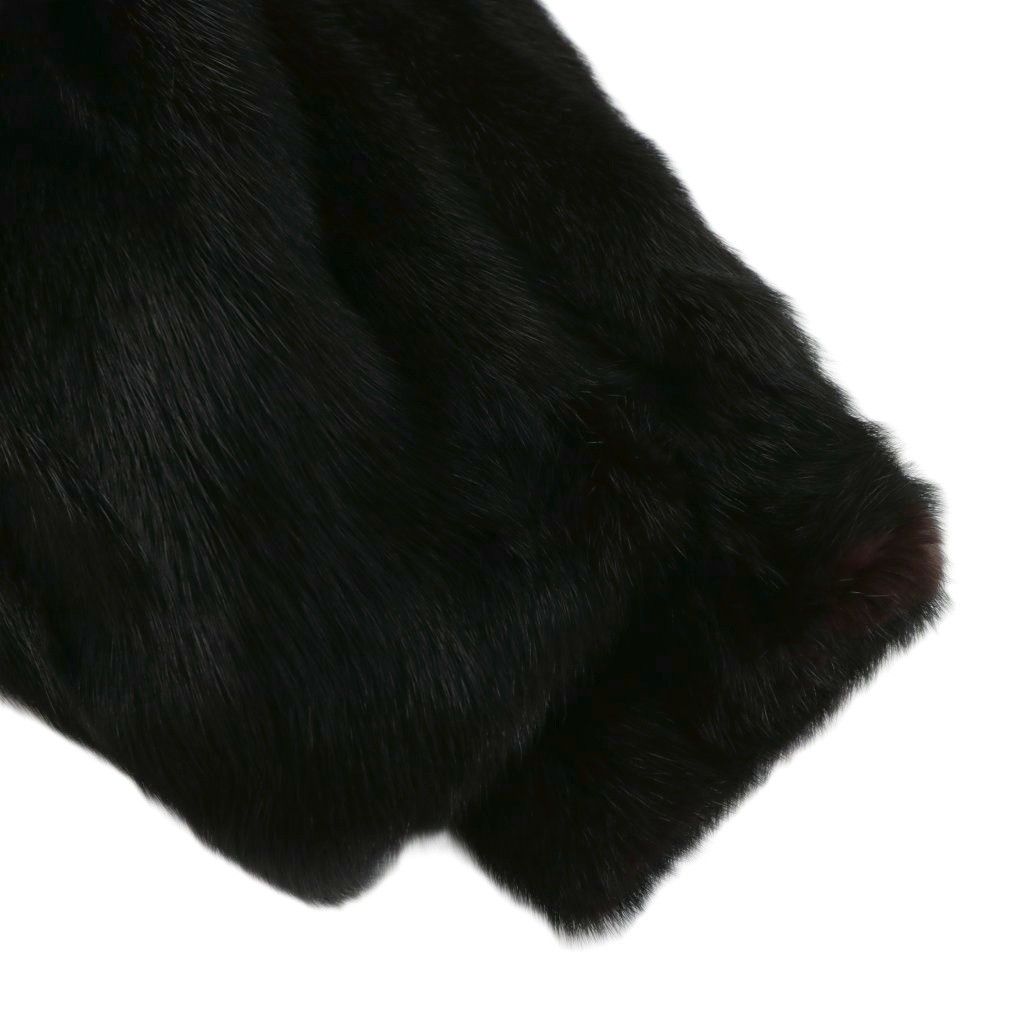 ゼンシン Zenshin EXCELLENT FUR ファーコート アウター 毛皮 ミンク ミドル 肩パッド 11 L 茶色 ブラウン XZ GY11 SIROKUMA-CORPORATION_COM