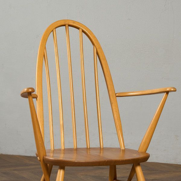 アーコール ERCOL ヴィンテージ クエーカー アームチェア ブルー