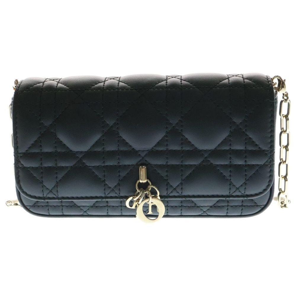 Dior レディディオール ブラック ショルダーバッグ - ショルダーバッグ