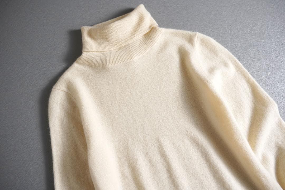 534 t 伊勢丹 BPQC カシミヤ タートルネックニット プルオーバー