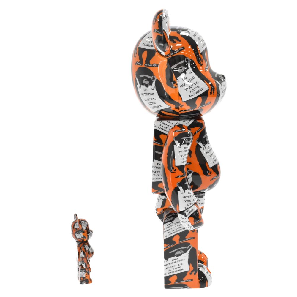 MEDICOM TOY (メディコムトイ) BE@RBRICK MONKEY SIGN 100%& 400