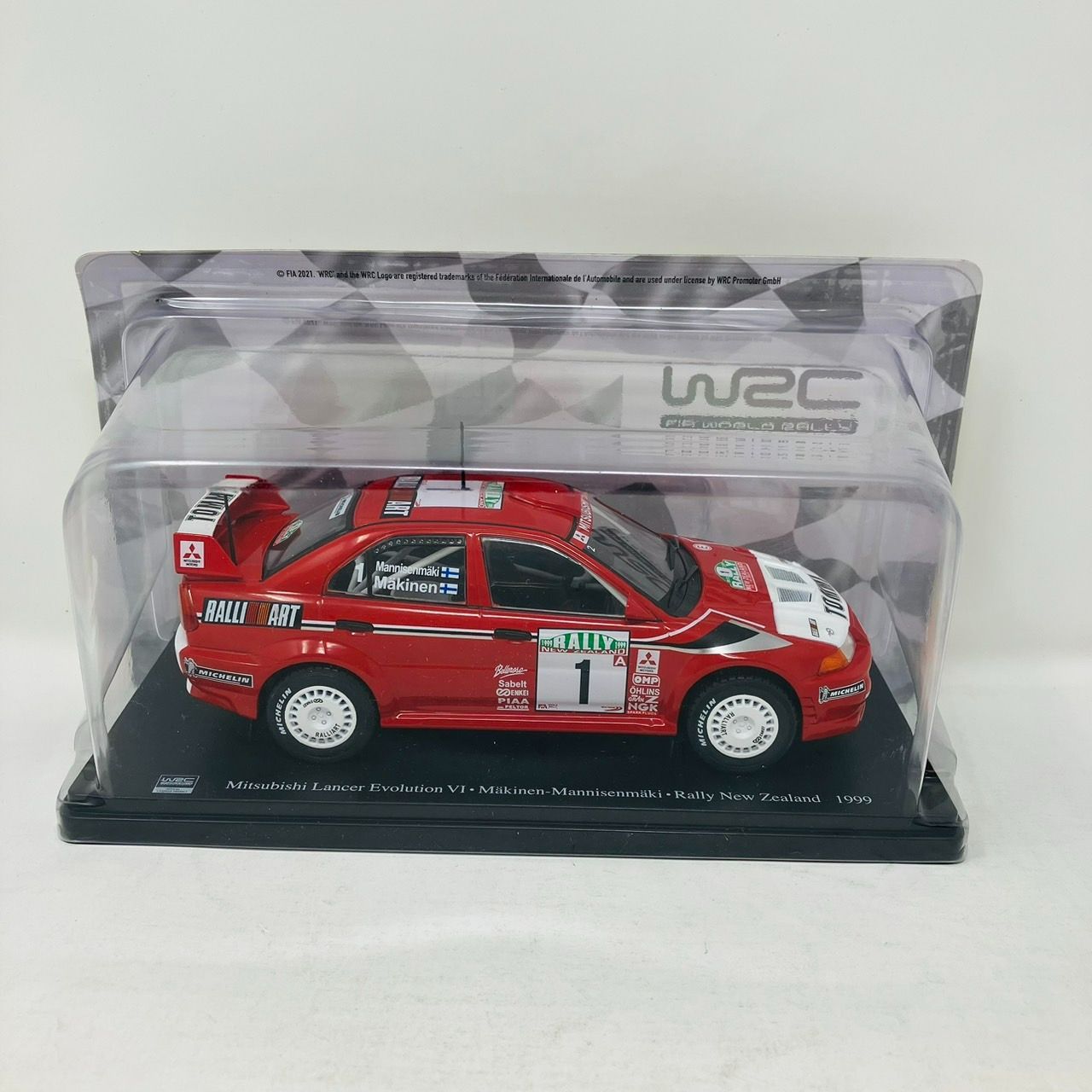 WRC 1/24 三菱 ランサー エボリューション Ⅵ ミニカー 1999
