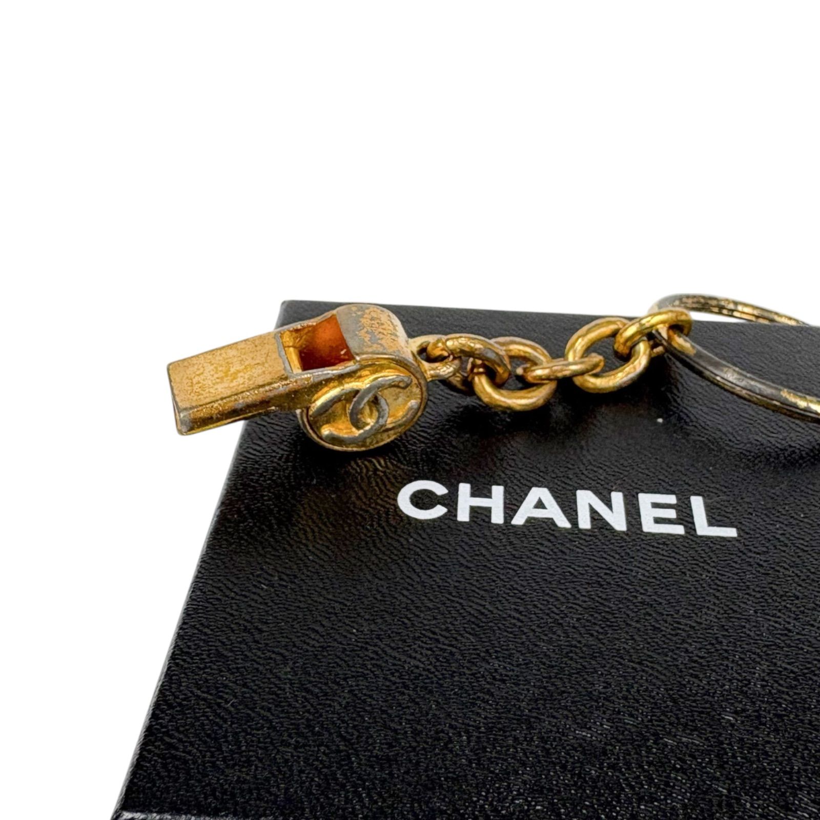 シャネル CHANEL キーリング 1995年製造 バッグチャーム