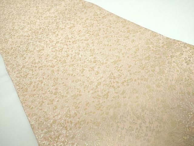 平和屋本店□極上 西陣の名門 加納幸謹製 六通柄袋帯 唐織 舞花文 洒落  