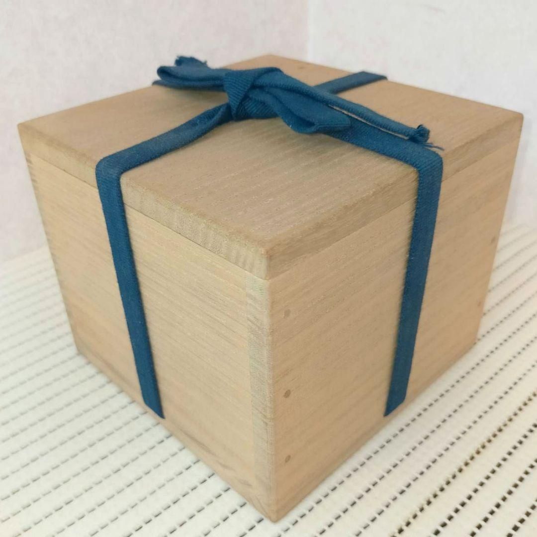 雲鶴図 尾戸窯 土居庄次作 共箱 抹茶碗 茶道具 青布 - メルカリ