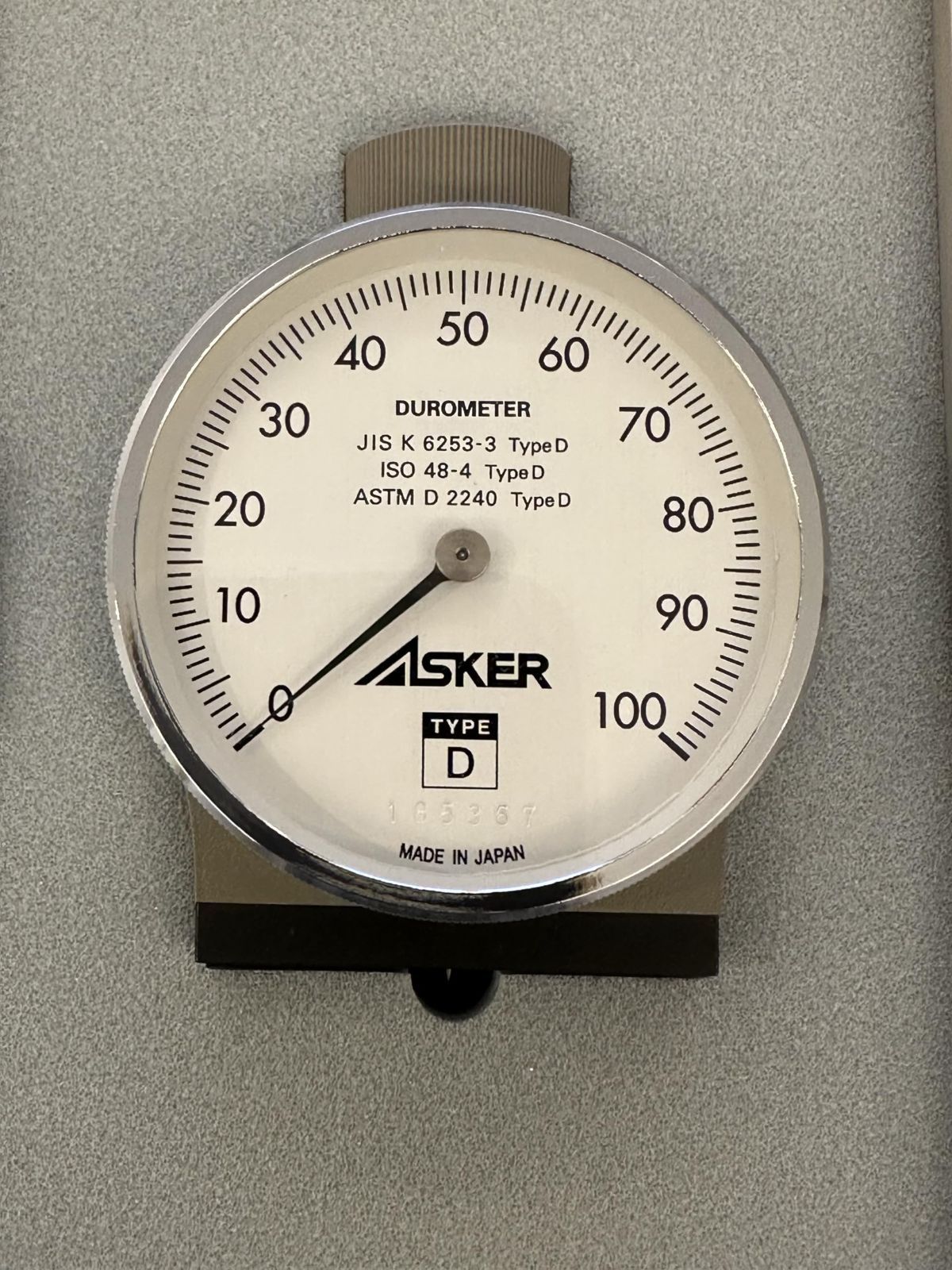 ASKER 高分子計器 アスカーゴム硬度計 D型-安い本物