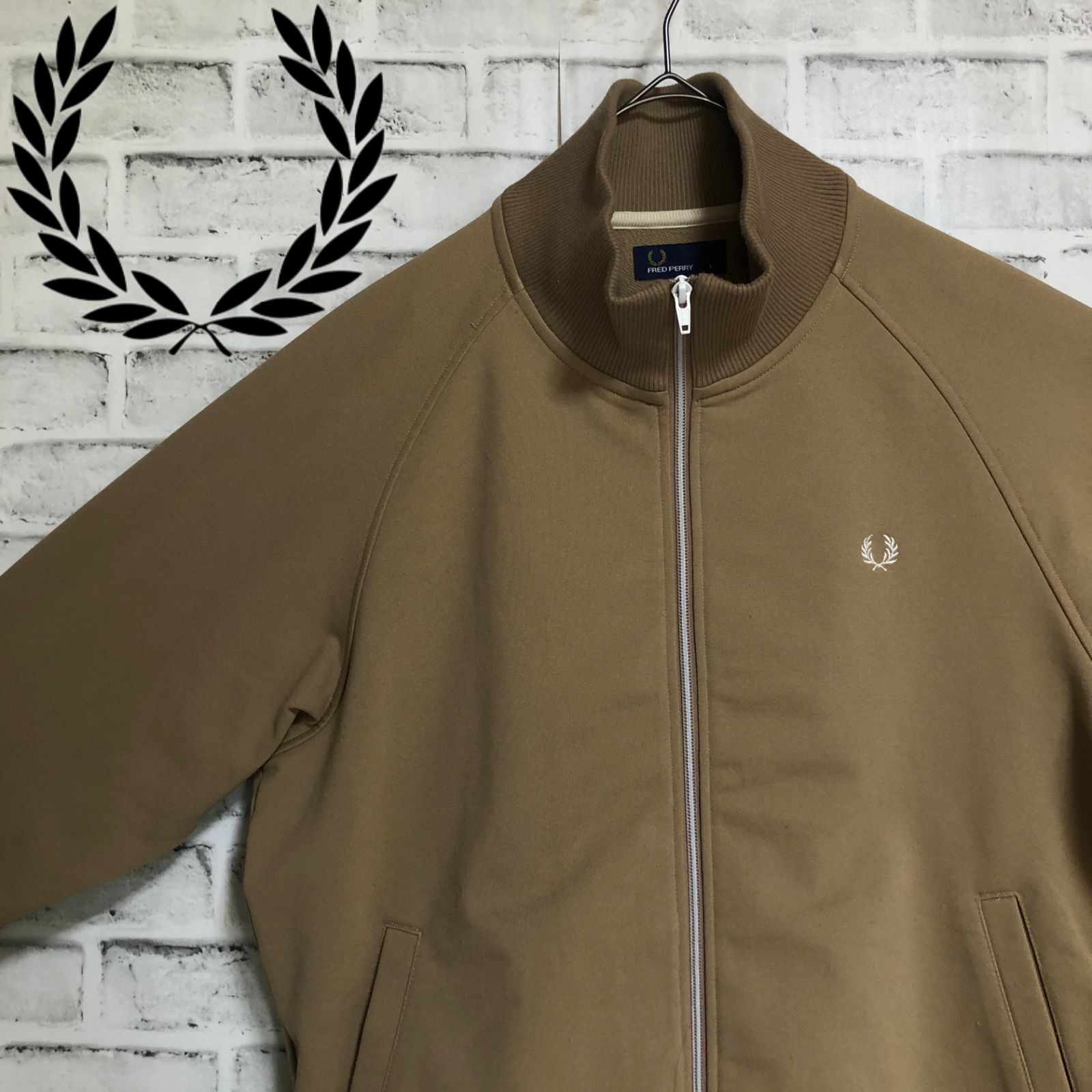 美品⭐️00s Fred Perry トラックジャケット/ジャージ L 刺繍月桂樹 