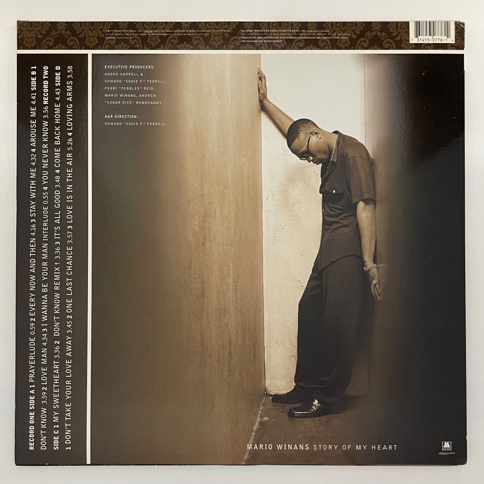 洋楽 Mario Winans Story of My Heart 2LP レコード（LP2枚組）[R&B] Mario Winans / Story Of My Heart - メルカリ