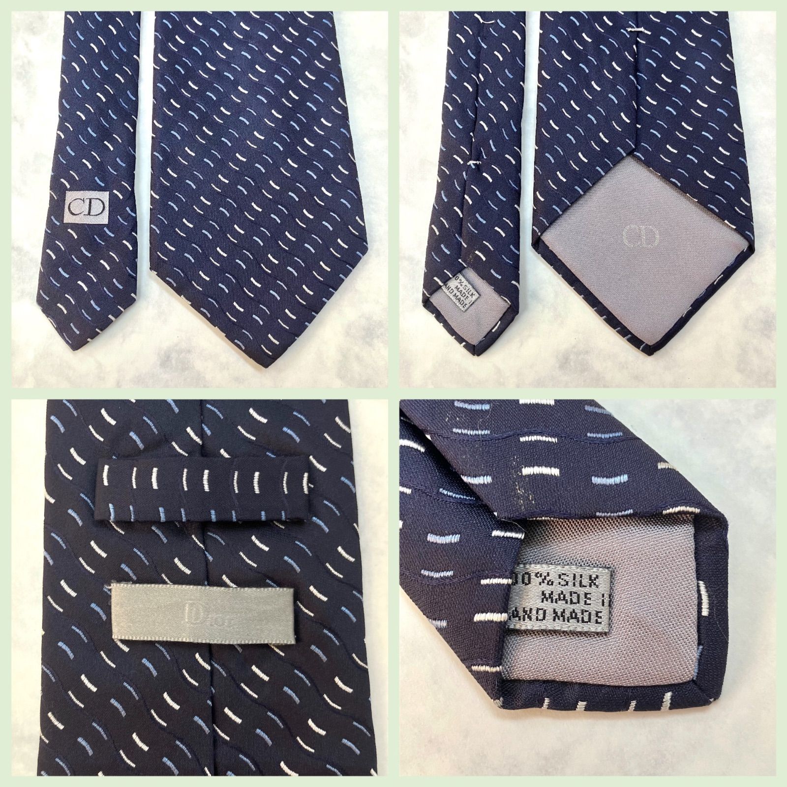美品⭐️高級ブランドネクタイ➇】 Christian Dior ディオール