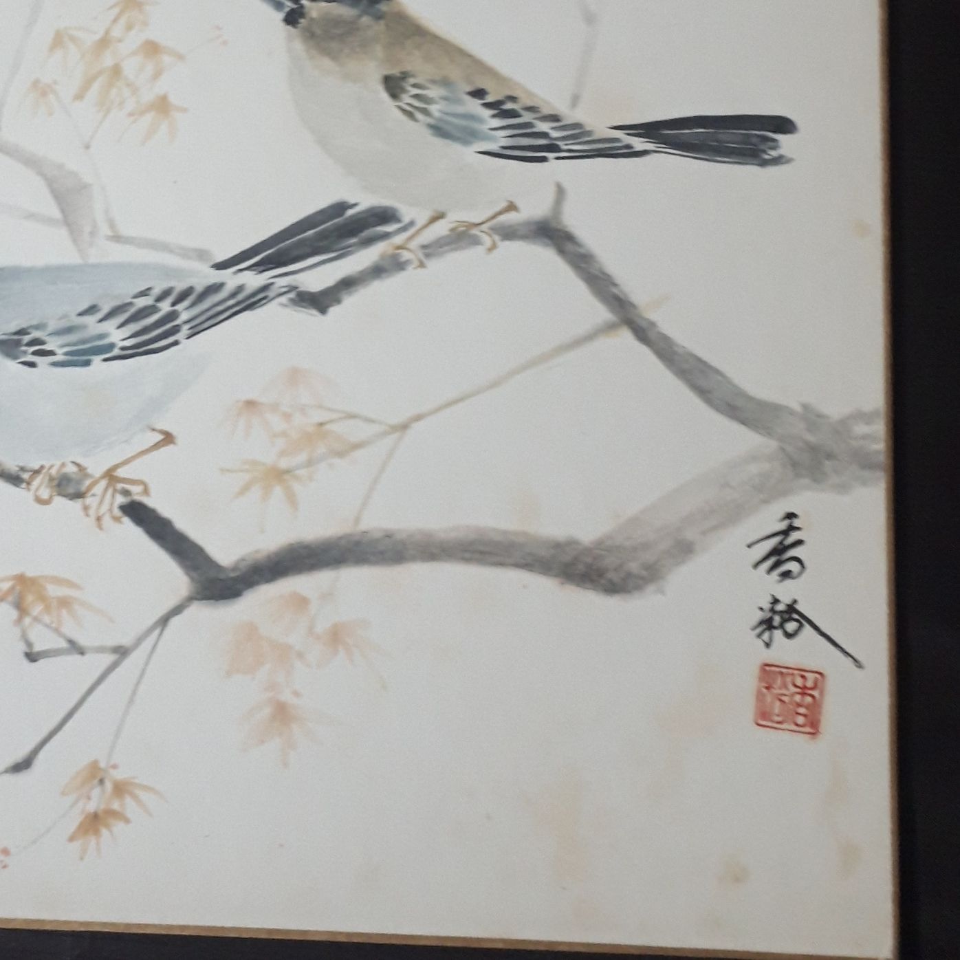 2025激安通販 色紙アート 鳥画 鳥図 小鳥画 景色画 美術品 絵画 インテリア 絵画