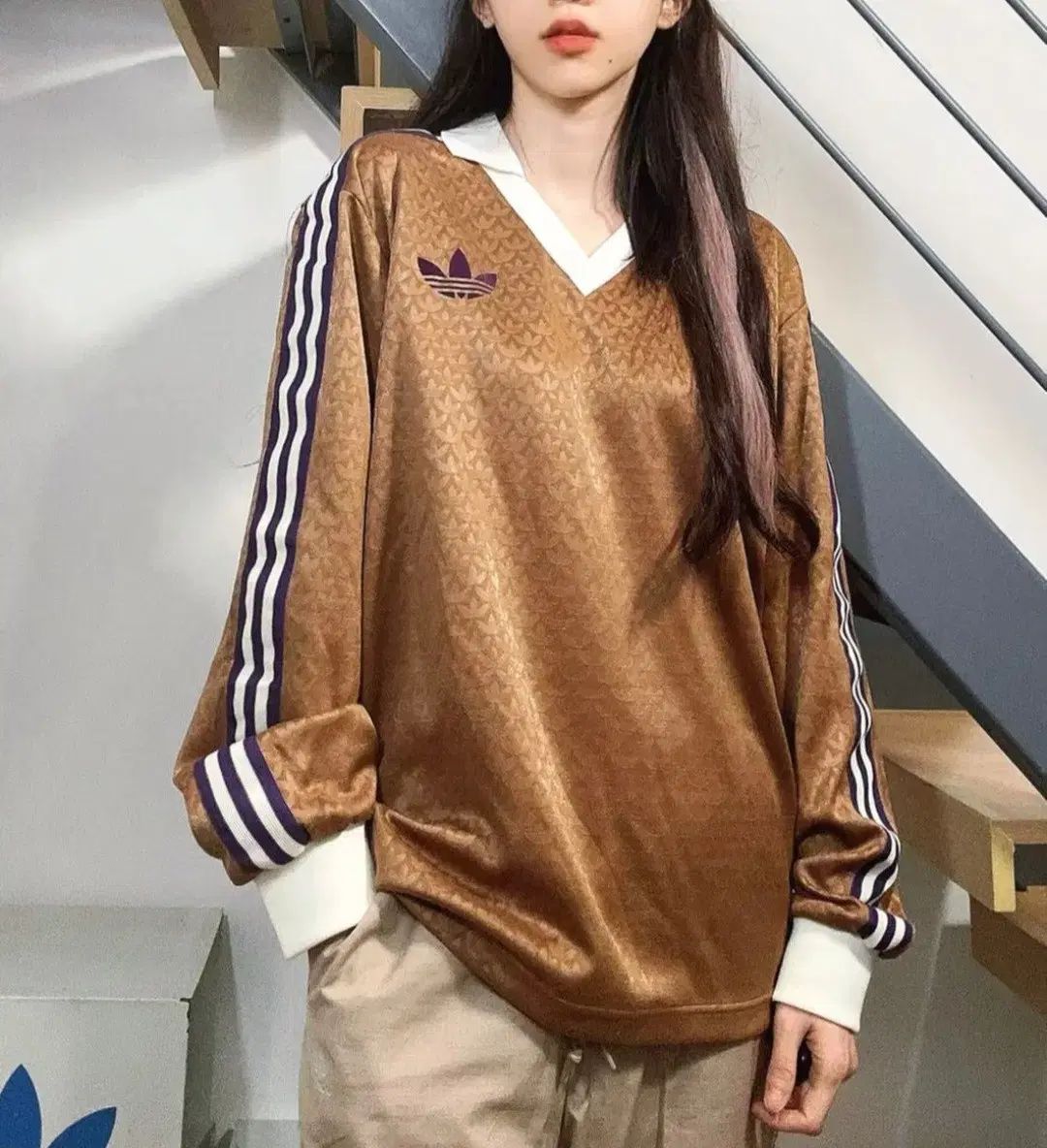 正規品 大幅割引 adidas ユニセックス メンズ レディース ファイヤーバード 長袖 カラーTシャツ S 100