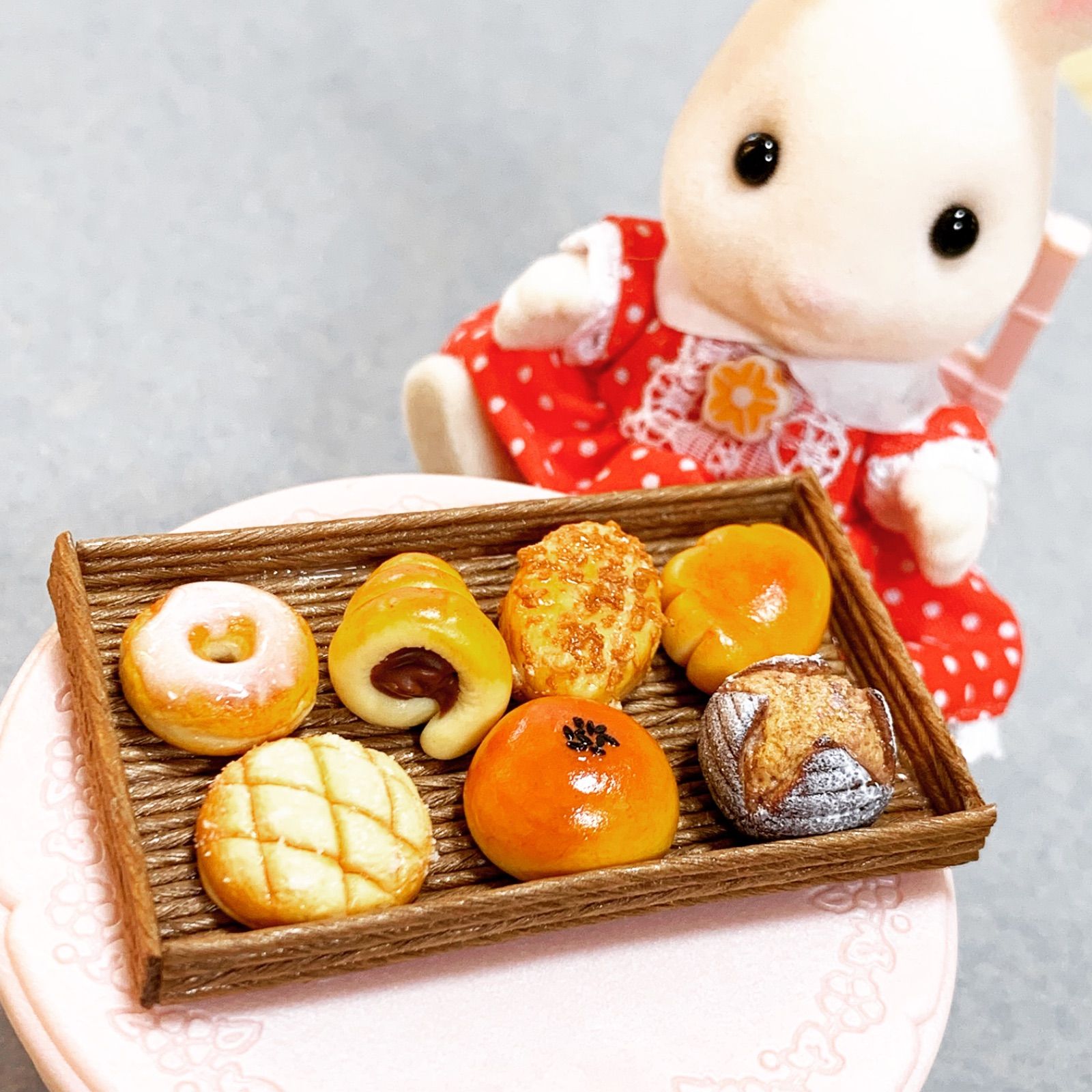 クロワッさんと色々なセット★ミニチュアパン・ミニチュアスイーツ クロワッさんと色々なセット☆ミニチュアパン・ミニチュア