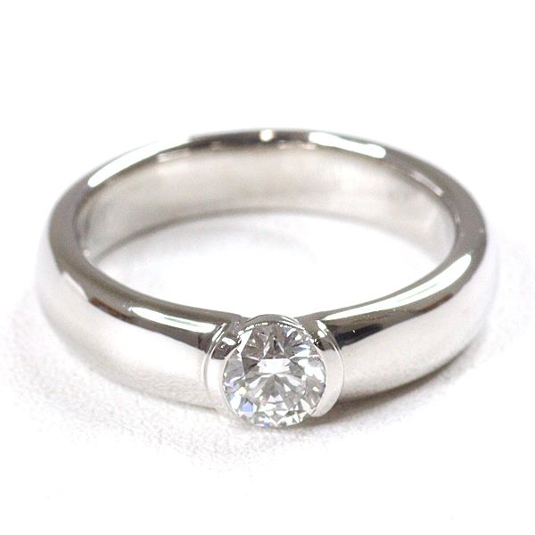 ティファニー ドッツ リング ダイヤモンド プラチナ PT950 ソリティア  