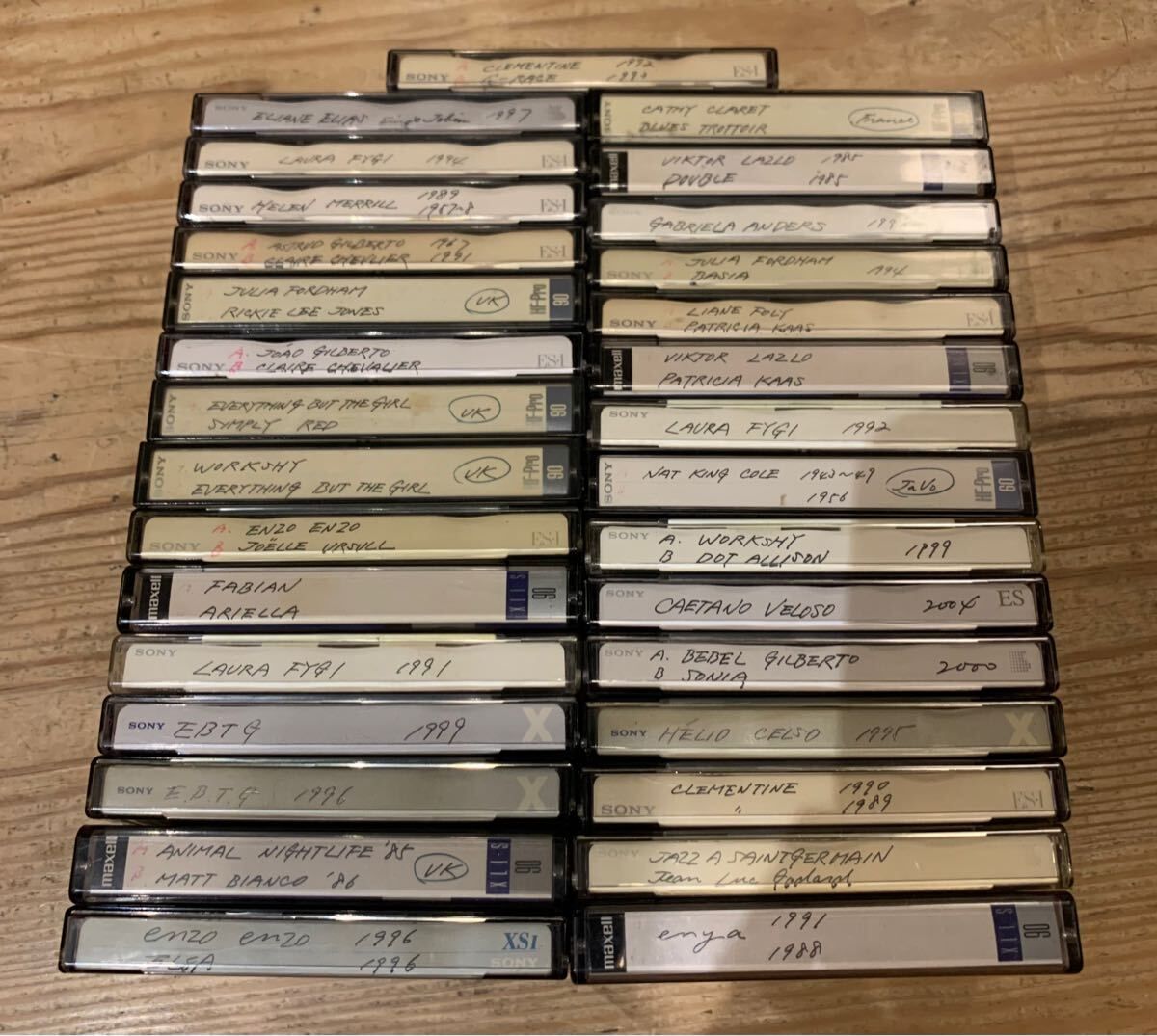 90年代〜2000年 洋楽録音カセットテープ31本セット - メルカリ