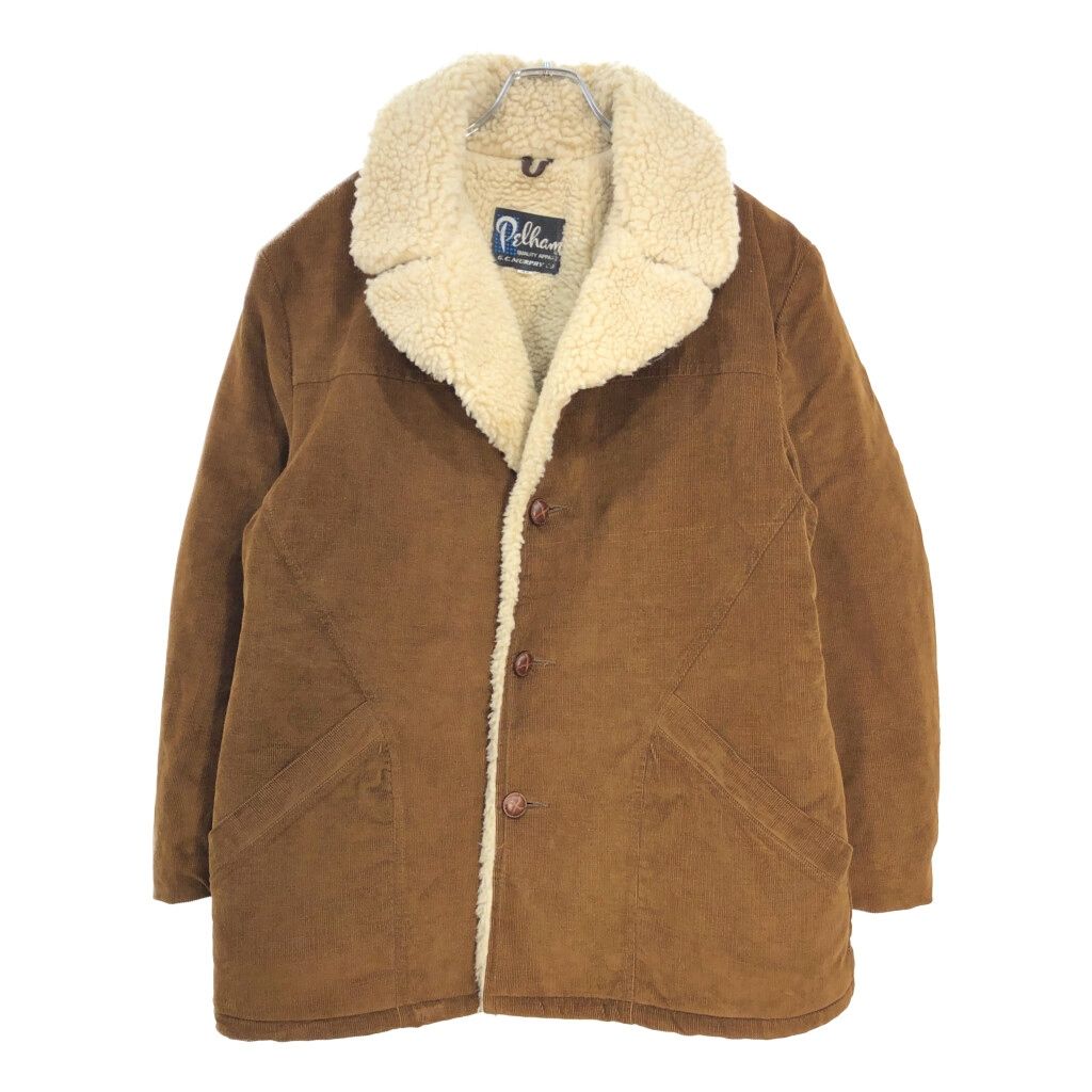 70年代 Pelham ランチコート ヴィンテージ ブラウン メンズ 46 古着 U4226