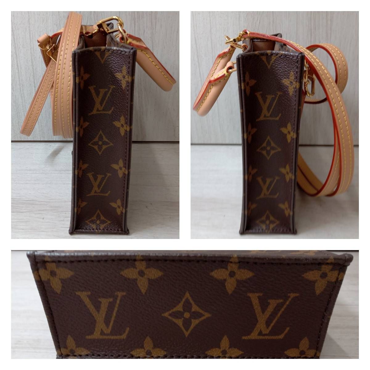 AI鑑定済　LOUIS VUITTON　ルイ・ヴィトン　モノグラム・リバース　M43986　カンヌ　化粧ケース　ショルダーバッグ　レディース　FL4270 AI鑑定済 ⁄ LOUIS VUITTON ⁄ ルイヴィトン ⁄ ショルダーバッグ