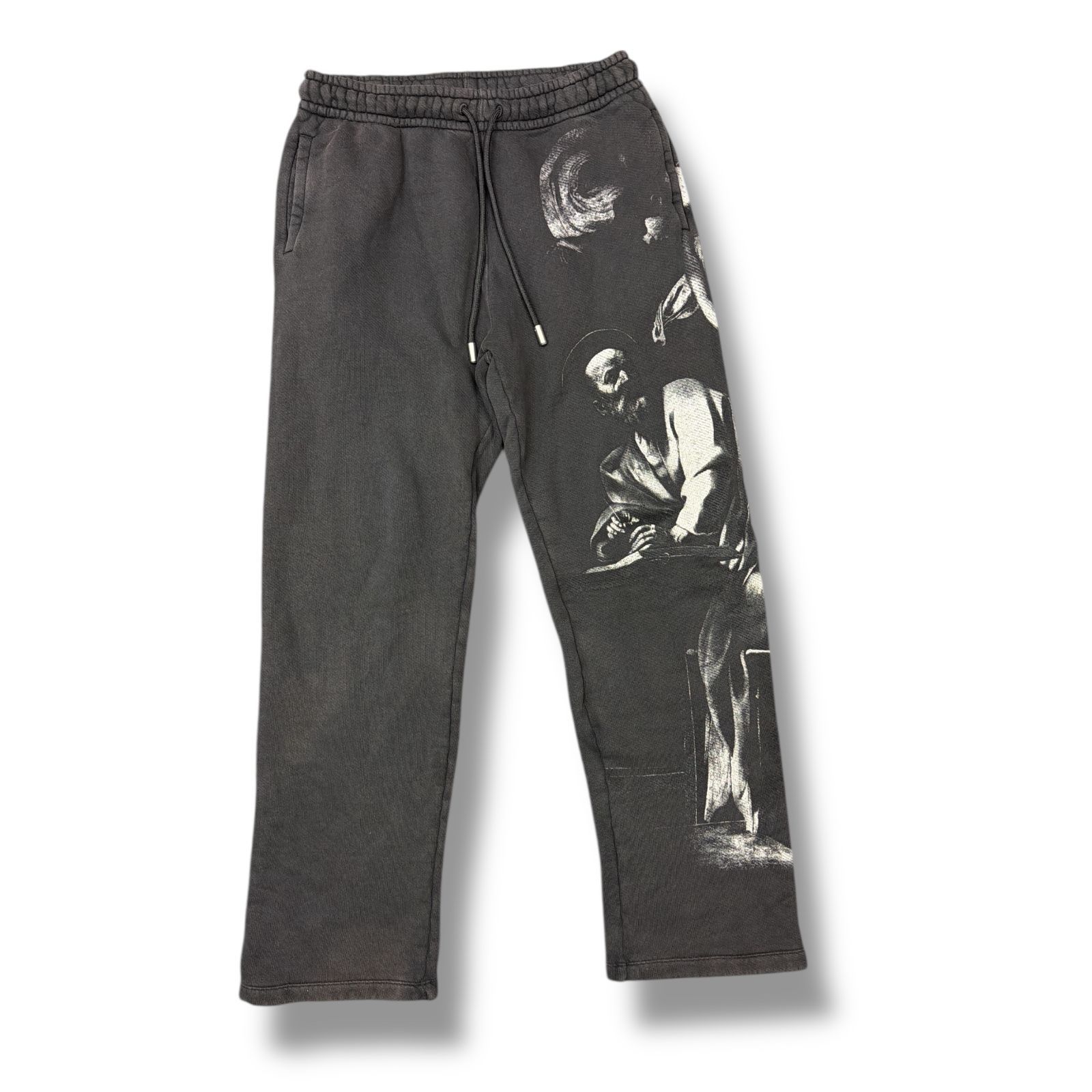 国内正規 Off-White Gray sweatpants with print スウェットパンツ 