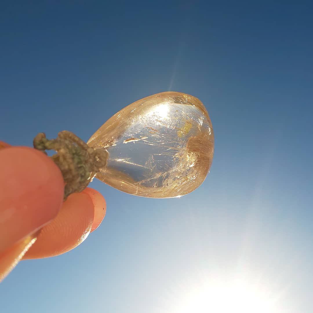 ルチルクォーツ トップ ペンダント