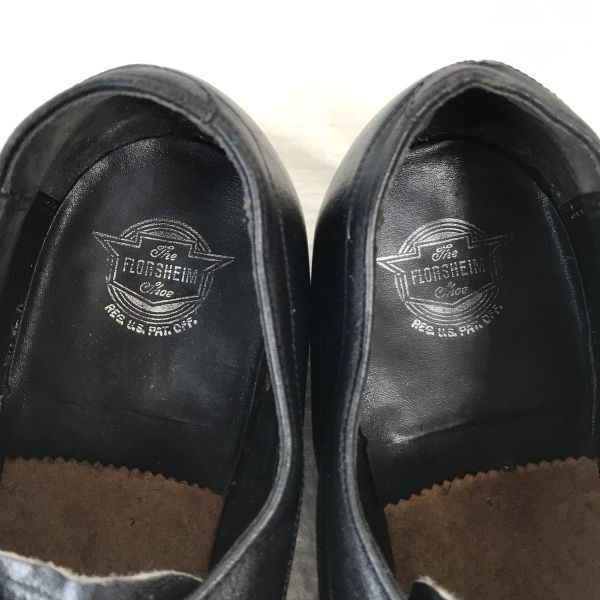 70s-80s?/Vintage☆フローシャイム/FLORSHEIM☆フェルトタン/本革