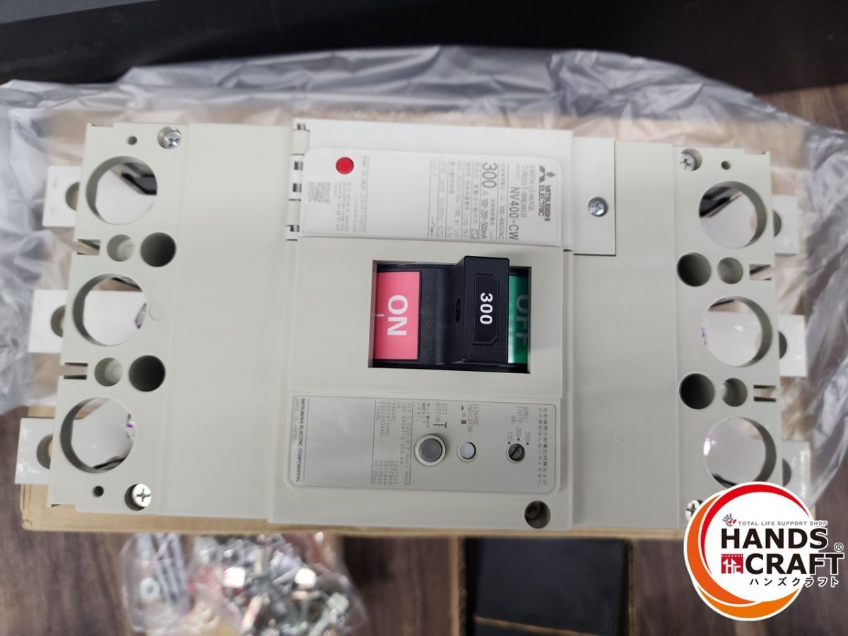 ♭ 三菱電機 漏電遮断器 NV400-CW 3P 300A 100 200 500mA 3 AC 100-440V ブレーカー2個セット 熊本