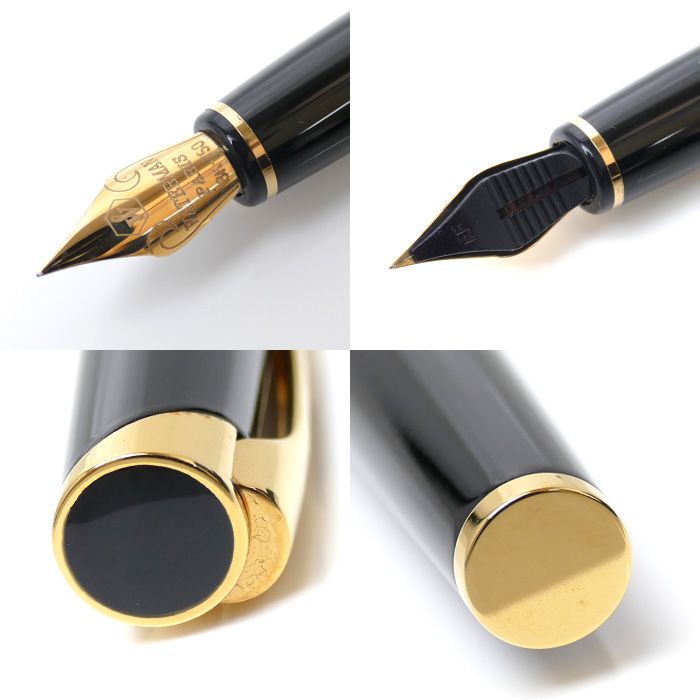 WATERMAN ウォーターマン レタロン ペン先 18K 750 EF 万年筆 ブラック