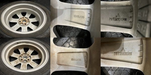 BS NEXTRY 145/65R15 x2 175/55R15 x2】夏タイヤ【三菱 アイ 純正 