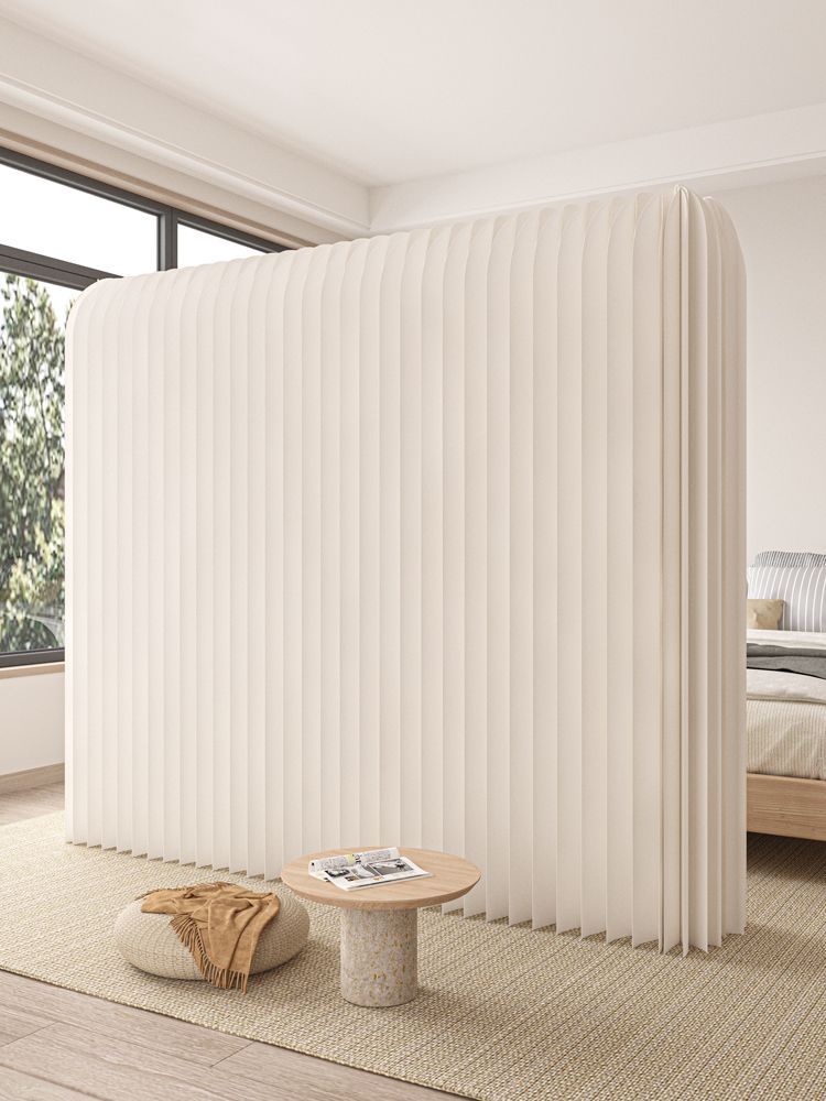 パーテーション間仕切り折り畳み式高さ2.2m長さ3-4m組立不要ついたて