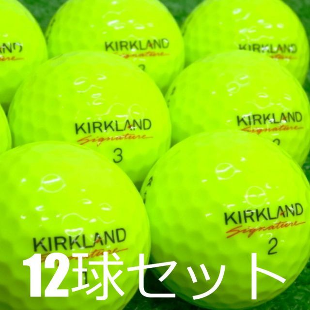 【新品】カークランドシグネチャー ゴルフボール イエロー 48球 新品】カークランドシグネチャー ゴルフボール イエロー 48球