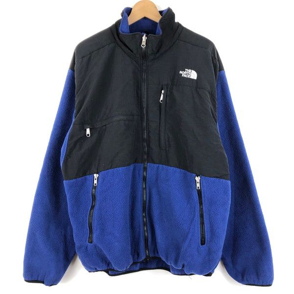 【古着】 THE NORTH FACE ノースフェイス フリースジャケット デナリジャケット XLサイズ ブルー系 【中古】 n060638