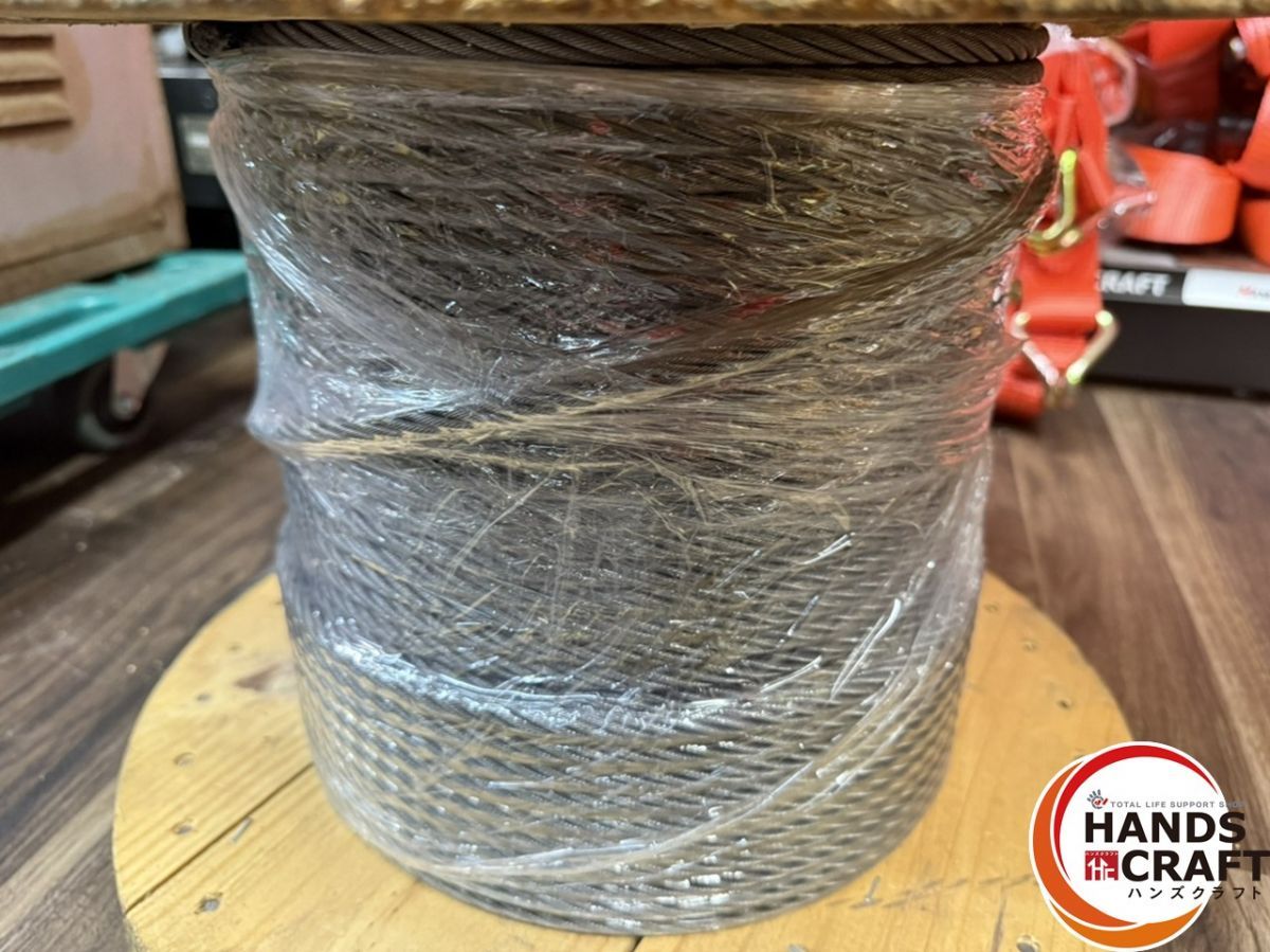 ● テザック神鋼 ワイヤーロープ 残りメートル数不明 伝票直貼り発送 HRDEVELOPMENT_JP