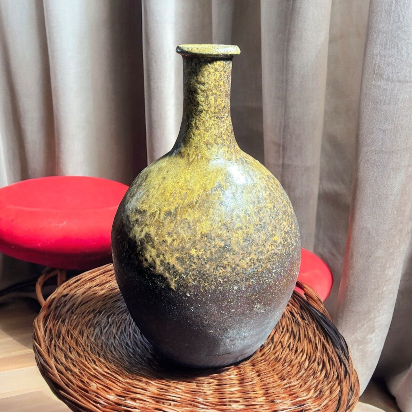 備前焼 徳利 壺 フラワーベース 花瓶 花入れ 花器 陶器 古美術 骨董品 