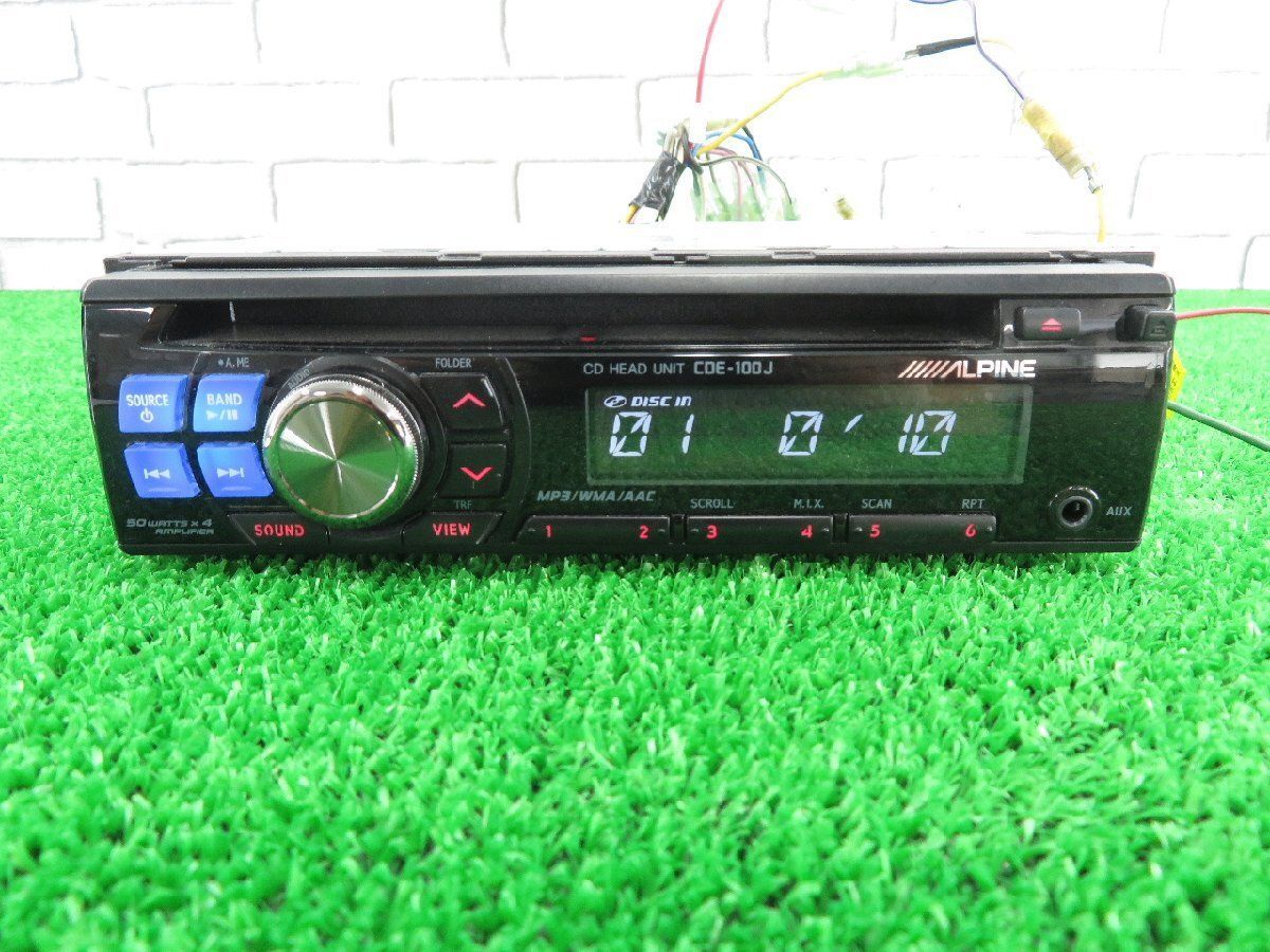 アルパイン オートリバース FM/AM オーディオプレーヤー。ジャンク品 アルパイン オートリバース FM/AM オーディオプレーヤー。ジャンク品