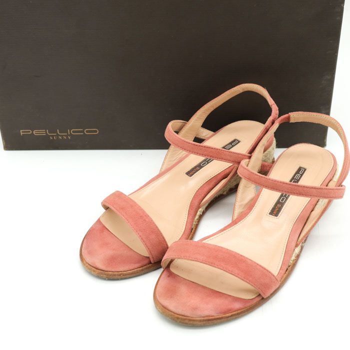 ペリーコ サニー ストラップサンダル スエードレザー ウェッジソール  