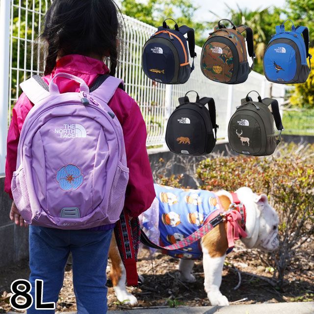 ザ ノース フェイス 男の子 女の子 キッズ チャイルド リュック NMJ72361 K ホームスライス 8L バックパック デイバッグ バック アウトドア BAG かばん キャンプ 遠足 登園 保育園 幼稚園 鞄