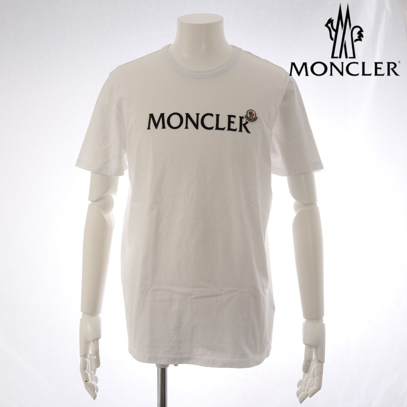 新品同様 モンクレール MONCLER Tシャツ ブラック-