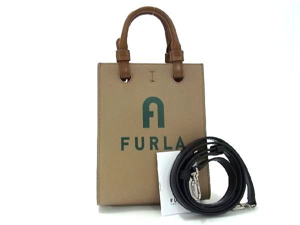 □新品□未使用□ FURLA フルラ ヴァーシティ スタイル レザー 2WAY